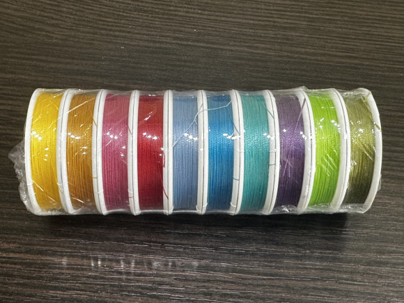 Нитка бісерна № Titan/MIX