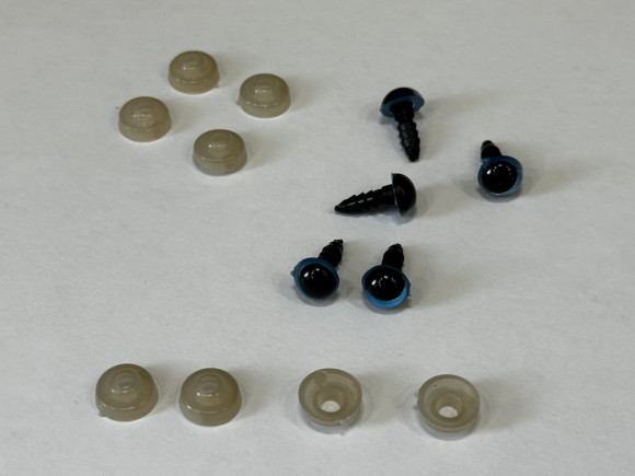 Очі для іграшок 8 мм № 40