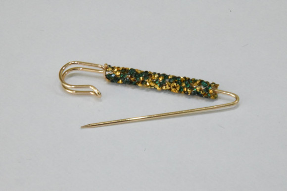 Брошка № Шпилька зі стразами G-19