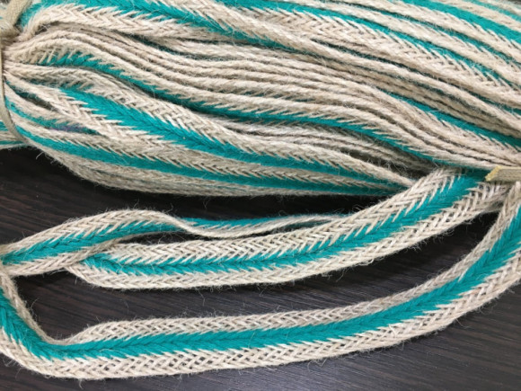 Джутовий шнур плоский 2,5 см. № 47