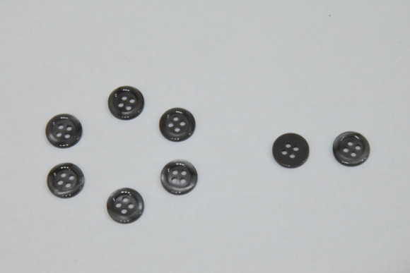 Гудзик Сорочковий на 4 отвори 11 мм. №03