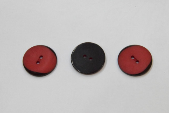 Гудзик Костюмний на 2 отвори 25 мм. №26/640