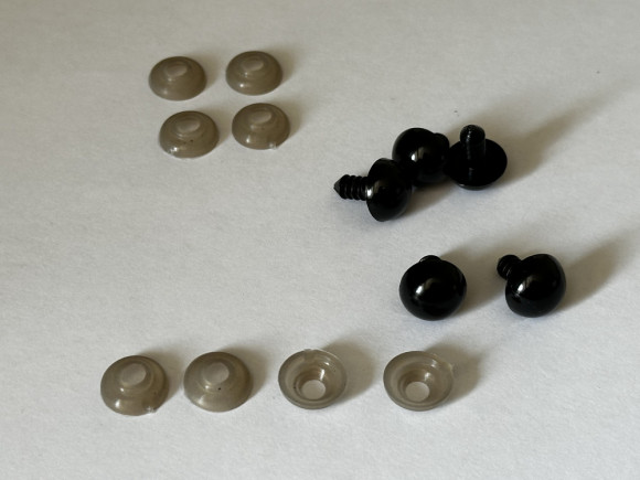 Очі для іграшок 8 мм № 39