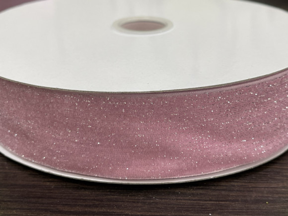 Стрічка оксамитова 4 см. з люрексом 23 м. № 04