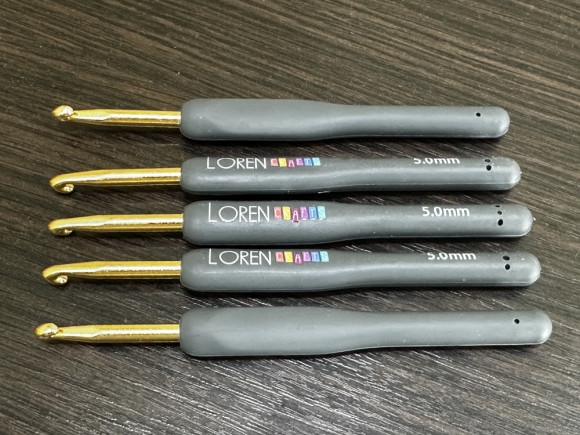 Гачок для в'язання з ручкою № LOREN/5