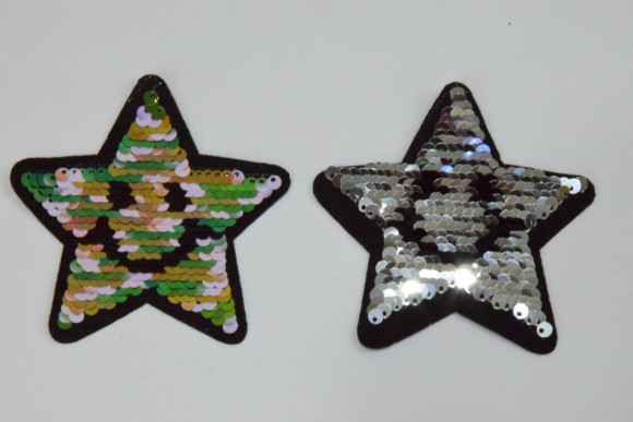 Аплікація перевертень LUX № Зірка MIX/S/2