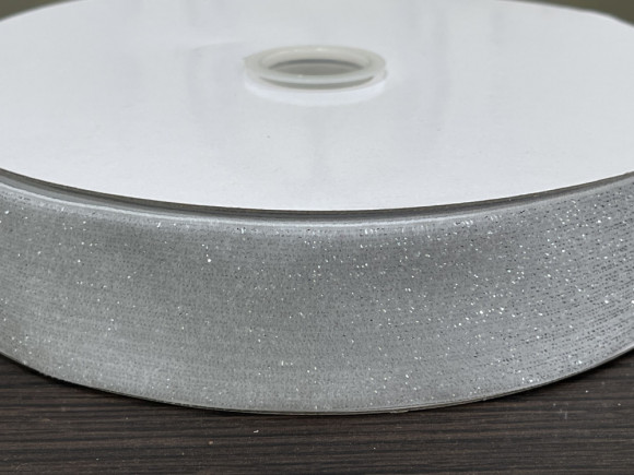 Стрічка оксамитова 4 см. із люрексом 23 м. №01