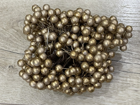 Калина на гілочці для виробів 10 мм. №G