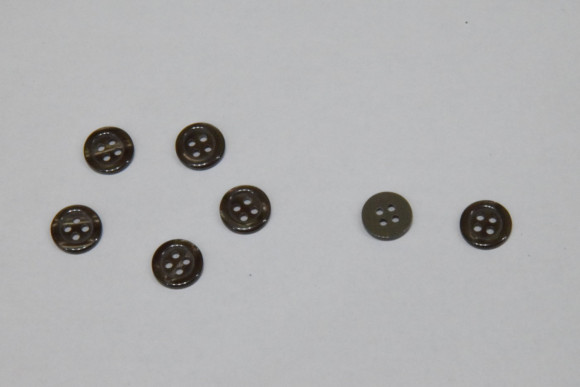 Гудзик Сорочковий на 4 отвори 11 мм. №55