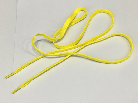 Шнурок поліестер плоский 8 мм./150 см. № 143