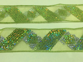 Тесьма органзова 4 см. № O/52/09-04