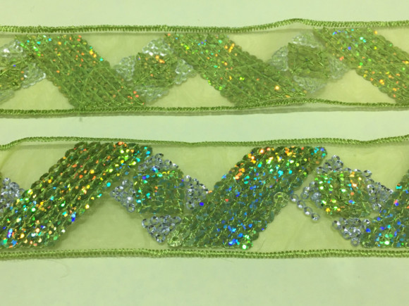 Тесьма органзова 4 см. № O/52/09-04