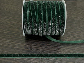 Стрічка оксамитова 1 см. з люрексом № 49 АВ