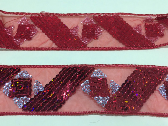 Тесьма органзова 4 см. № O/26/09-04