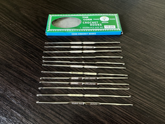 Гачок для в'язання № 1/0-2/0