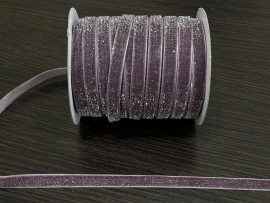 Стрічка оксамитова 1 см. з люрексом № 169 АВ