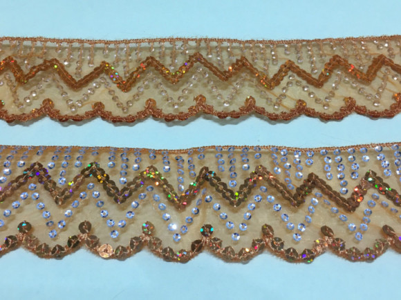 Тесьма органзова 5 см. № O/25/09-01