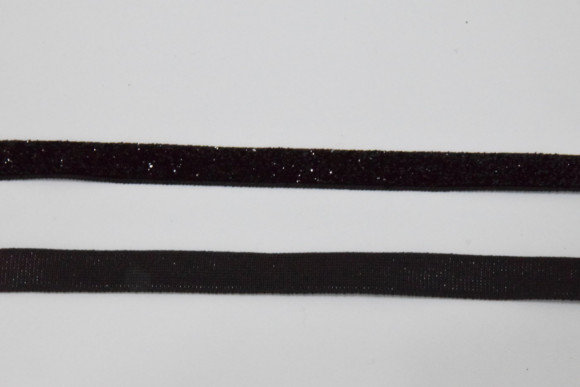 Стрічка оксамитова 1 см. з люрексом 46 м. № 39/39 АВ