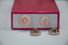 Гудзик Костюмний на ніжці колосок парний 18/22 мм. №04/593