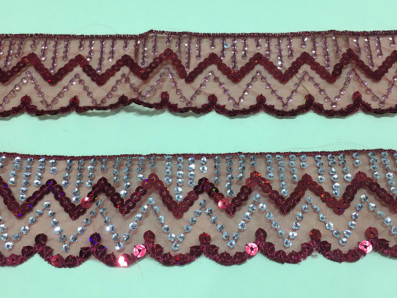 Тесьма органзова 5 см. № O/26/09-01