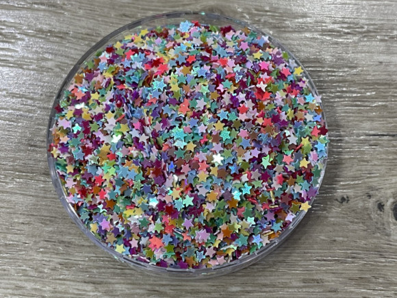 Паєтка зірочка 500/0,3 № MIX