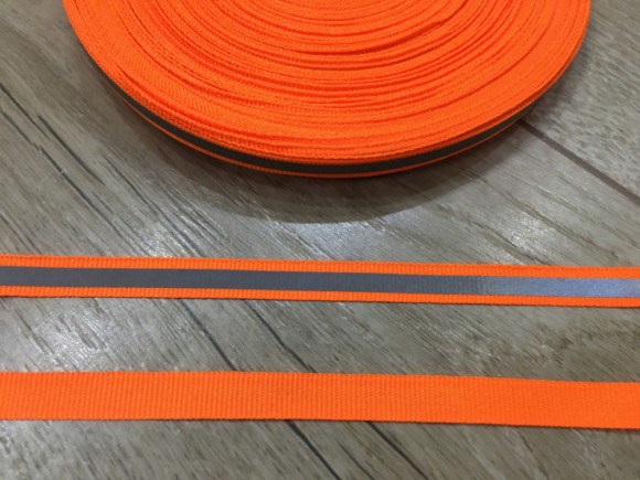 Стрічка світловідбивна на репсі 1 см. LUX № 25