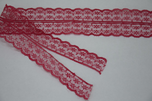 Мереживо на сітці в котушці відривне 4,5 см. № 33