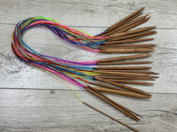 Спиці для в'язання на волосіні № MIX