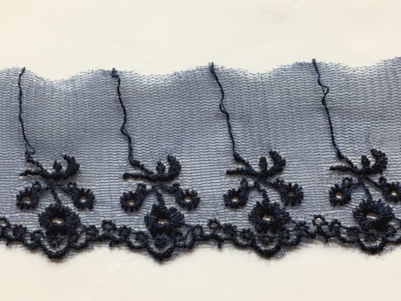 Мереживо на сітці 5 см. № О/G1164/120