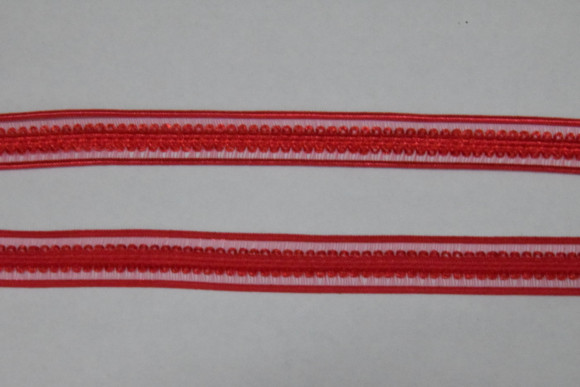Резинка бретелькова ажурна 1,2 см. № 26