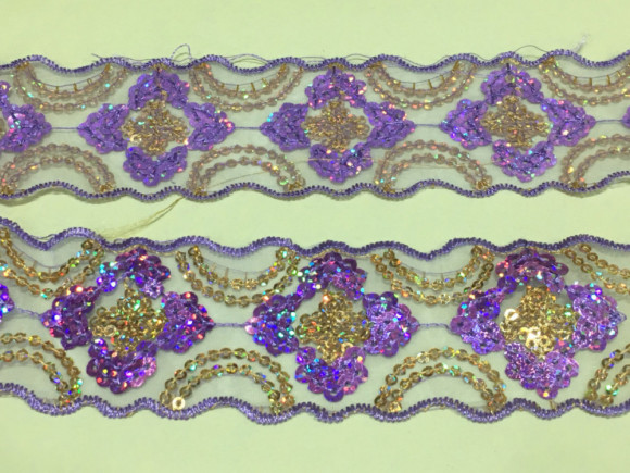 Тесьма органзова 4,8 см. № O/21/07-14