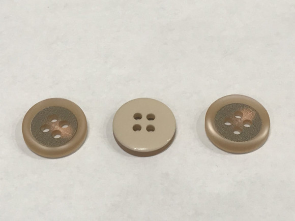 Гудзик Чоловічий на 4 отвори 15 мм. №172/763