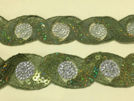 Тесьма органзова 3,5 см. № O/63/09-03