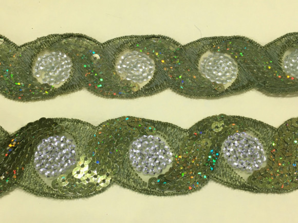 Тесьма органзова 3,5 см. № O/63/09-03