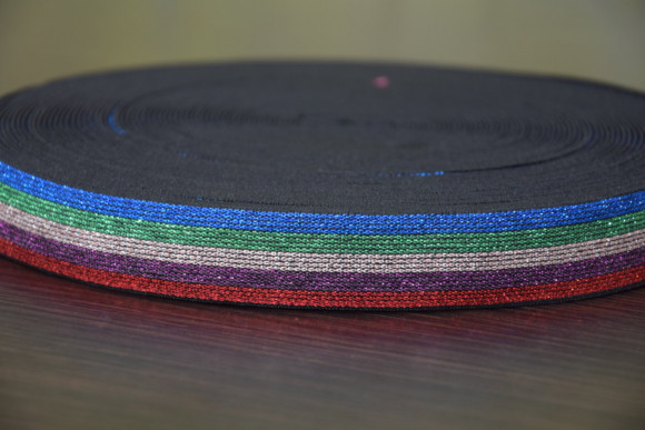 Гума поясна 2,5 см./7 № Веселка/40/19/04/35/26 АВ