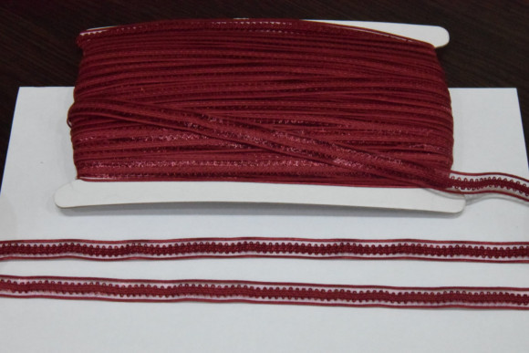 Резинка бретелькова ажурна 1,2 см. № 37