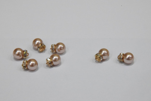 Гудзик Блузковий на ніжці з камінням 10 мм. №172 AB/413