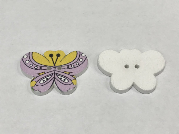 Ґудзик Дитячий на 2 отвори Метелик № 191/765