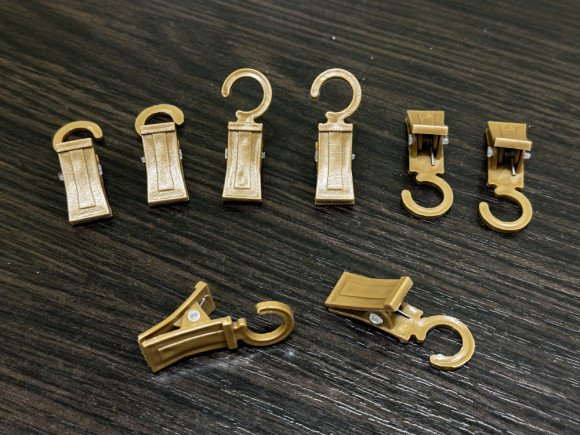 Гачки для штор та карнизів № 6/02 Прищіпка