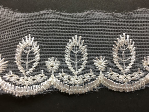 Мереживо на сітці 4 см. № О/JQ10476/42