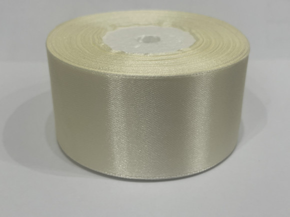 Стрічка атласна 4 см № 04/42 Айворі