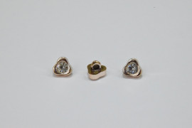 Гудзик Костюмний на ніжці 12 мм. № Квіточка/632