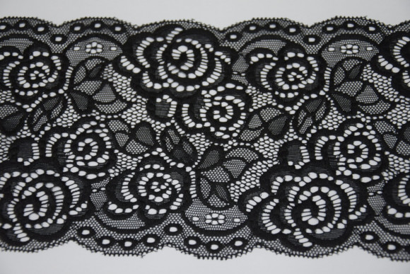 Мереживо на метраж: Гіпюр стрейч 15 см. LUX № 5/39