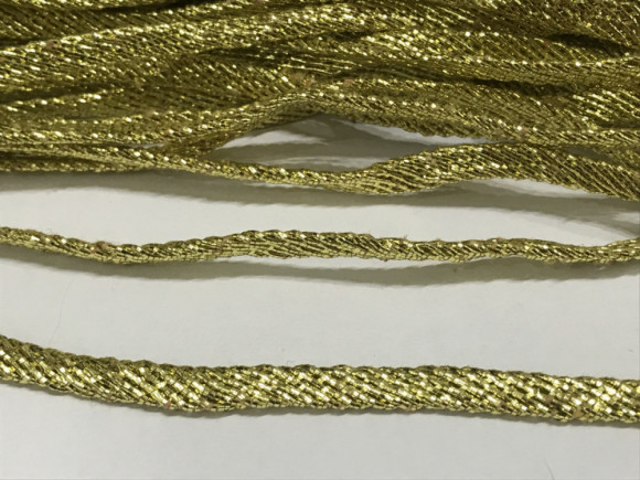 Парчовий шнур плоский №G