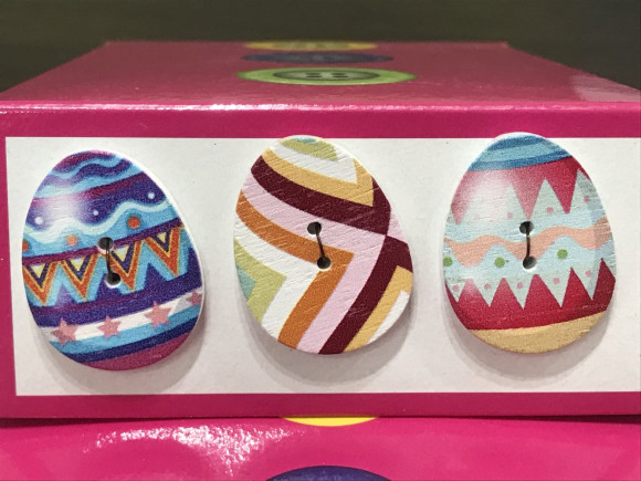 Ґудзик Дитячий на 2 отвори Яйця № MIX/765