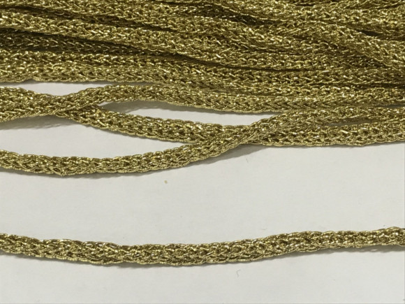 Парчовий шнур 5 мм. №G