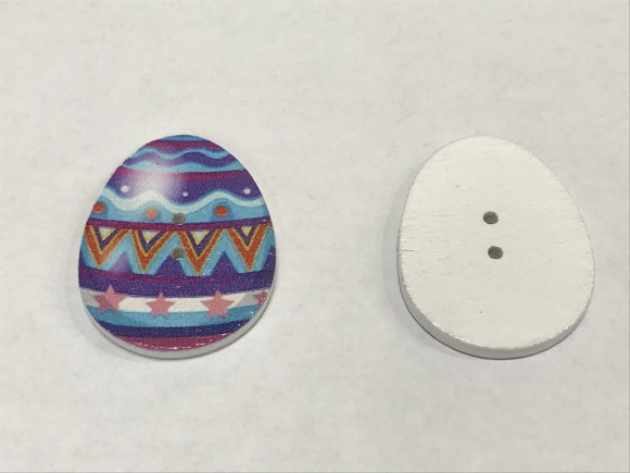 Ґудзик Дитячий на 2 отвори Яйця № 1/765