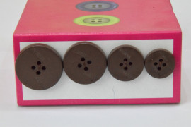 Гудзик Чоловічий на 4 отвори FASHION MIX № 32/500