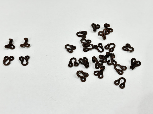 Гачки спідничні обтягнуті № 10/37