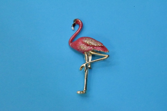 Брошка № Фламінго